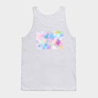 Watercolour Abstract Cloud Pattern Tank Top